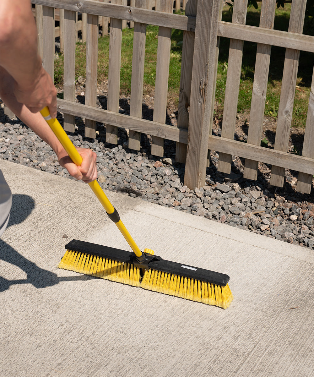 Tornado 24" Garden Broom With Telescopic Handle